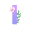 Стикер 44 Цветочный 6