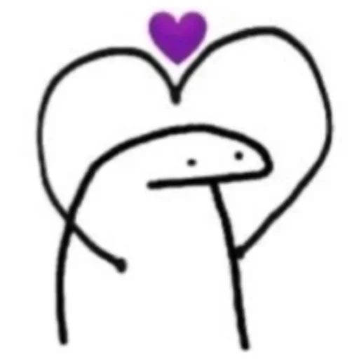 💜 Стикер «Flork» для Telegram