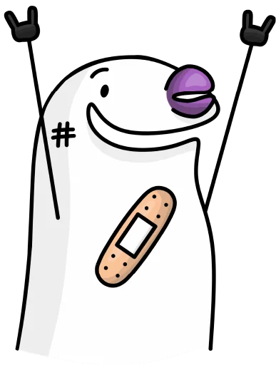 🤪 Стикер «FlorkT1.0» для Telegram