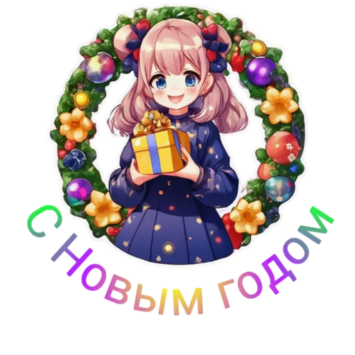 🎁 Стикер «Flower girls» для Telegram