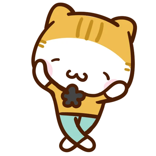 ☺️ Стикер «Meow家族及月巴豬仔» для Telegram