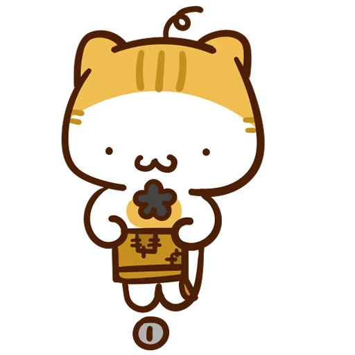 😮 Стикер «Meow家族及月巴豬仔» для Telegram