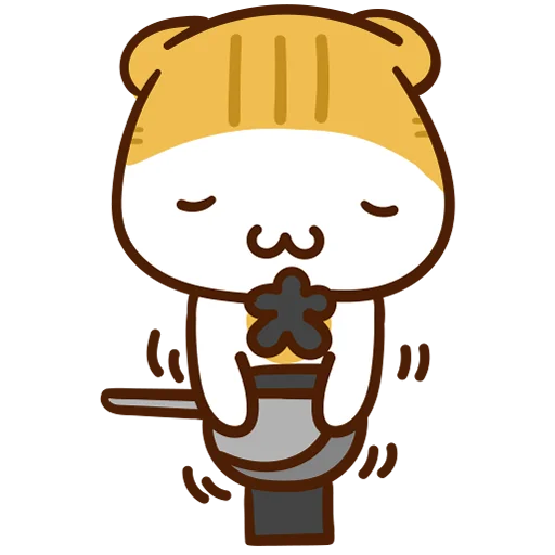 😌 Стикер «Meow家族及月巴豬仔» для Telegram