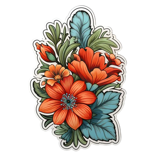 🌺 Стикер «Цветы 8 марта» для Telegram