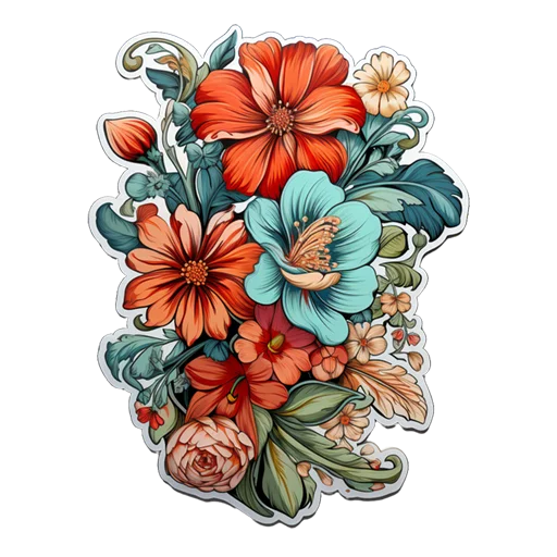 🌺 Стикер «Цветы 8 марта» для Telegram