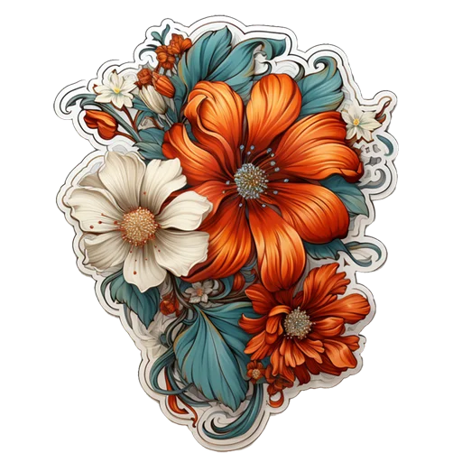 🌺 Стикер «Цветы 8 марта» для Telegram