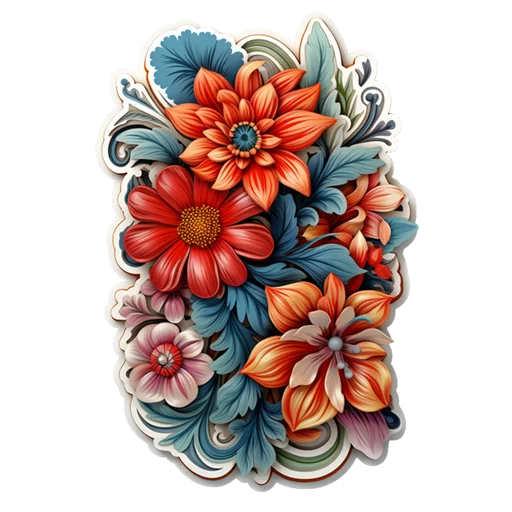 🌺 Стикер «Цветы 8 марта» для Telegram