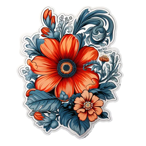 🌺 Стикер «Цветы 8 марта» для Telegram