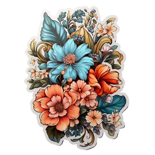🌼 Стикер «Цветы 8 марта» для Telegram