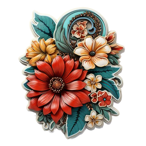 🌺 Стикер «Цветы 8 марта» для Telegram