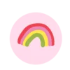 🌈 Эмодзи «Розовые буквы и эмодзи с цветами» для Telegram