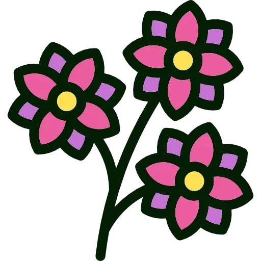 🌸 Стикер «Flowers Clipart» для Telegram