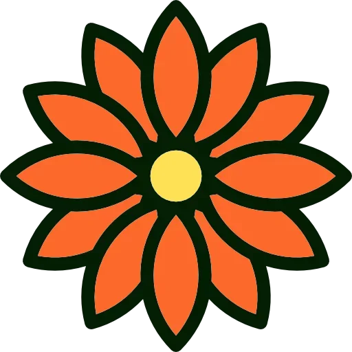 🌼 Стикер «Flowers Clipart» для Telegram