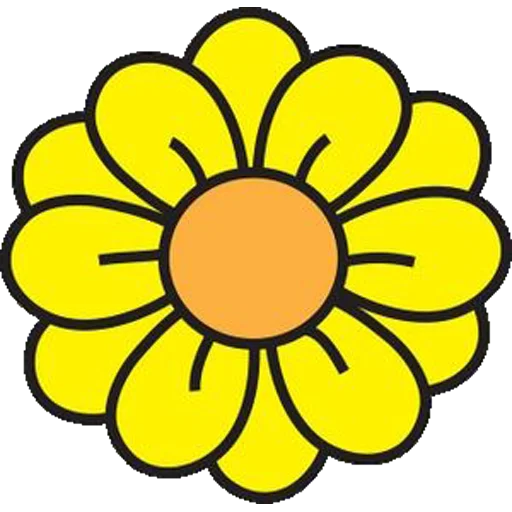 🌼 Стикер «Flowers Clipart» для Telegram