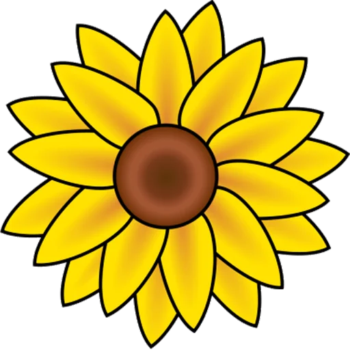 🌼 Стикер «Flowers Clipart» для Telegram