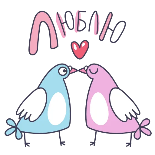 😘 Стикер «Весна и цветы» для Telegram