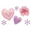 Стикер 60 Watercolor Flowers