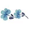 Стикер 35 Watercolor Flowers