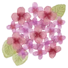 Стикер 55 Watercolor Flowers