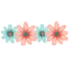 Стикер 34 Watercolor Flowers