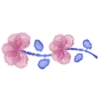 Стикер 27 Watercolor Flowers