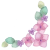 Стикер 44 Watercolor Flowers