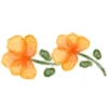 Стикер 29 Watercolor Flowers