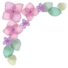 Стикер 41 Watercolor Flowers