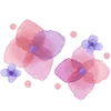 Стикер 46 Watercolor Flowers