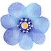 Стикер 14 Watercolor Flowers