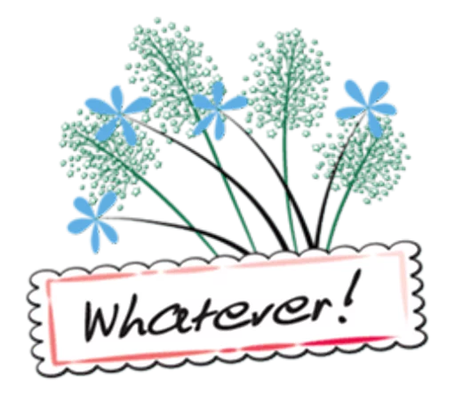 😒 Стикер «Flowers and greeting card» для Telegram
