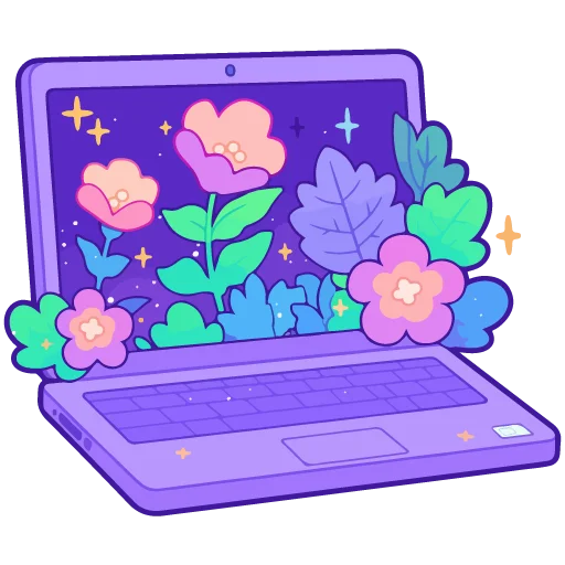 💻 Стикер «spring flowers» для Telegram