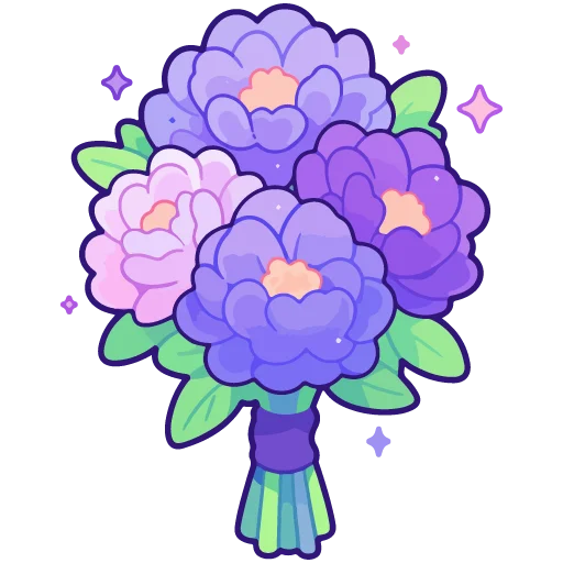 🌸 Стикер «spring flowers» для Telegram