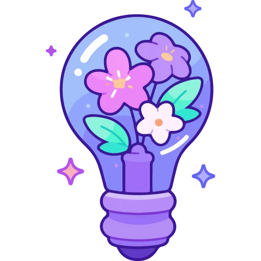 💡 Стикер «spring flowers» для Telegram