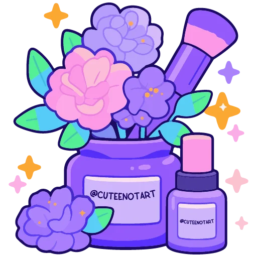 💅 Стикер «spring flowers» для Telegram