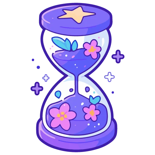 ⌛️ Стикер «spring flowers» для Telegram