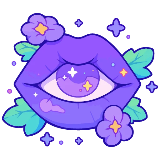 👁 Стикер «spring flowers» для Telegram