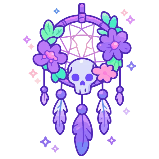🪶 Стикер «spring flowers» для Telegram