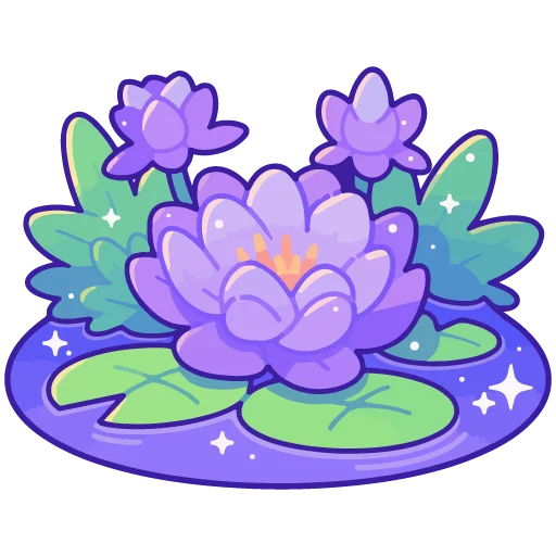 🪷 Стикер «spring flowers» для Telegram