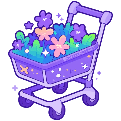 🛒 Стикер «spring flowers» для Telegram