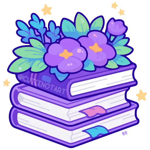 📚 Стикер «spring flowers» для Telegram