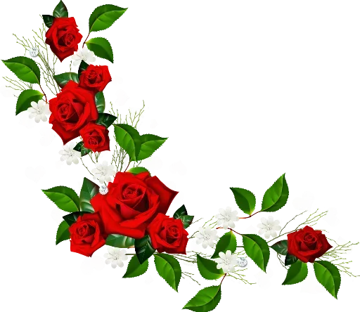 ❤️ Стикер «цветочки» для Telegram