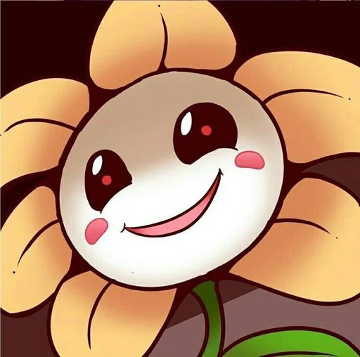 🌟 Стикер «Flowey» для Telegram