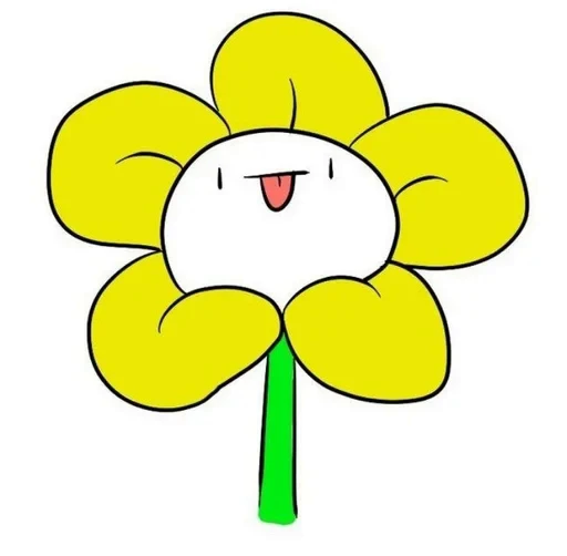 🌟 Стикер «Flowey» для Telegram