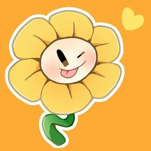 🌟 Стикер «Flowey» для Telegram