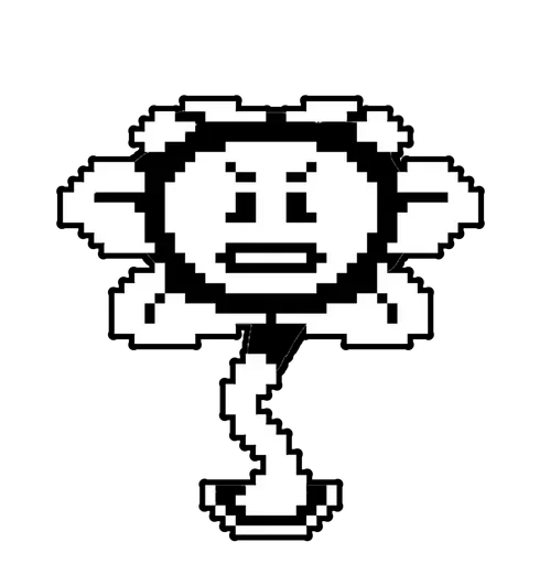🌟 Стикер «Flowey» для Telegram