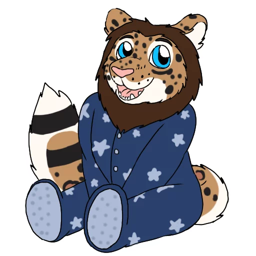 👘 Стикер «Floyd the Leopon» для Telegram