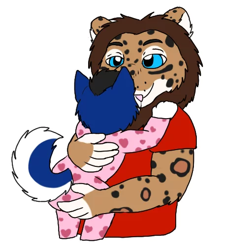 ❤️ Стикер «Floyd the Leopon» для Telegram