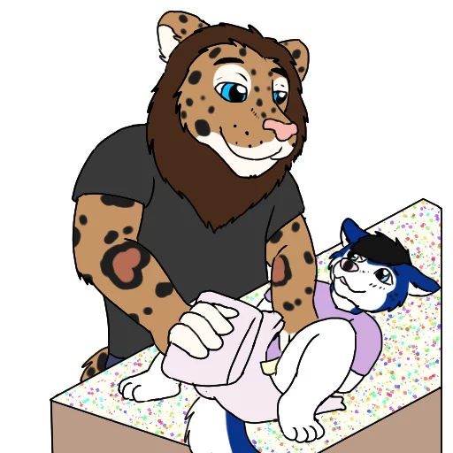 😅 Стикер «Floyd the Leopon» для Telegram