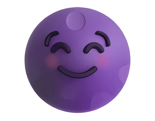 🌚 Стикер «Fluent» для Telegram